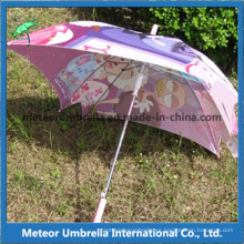 Cuadrado de color colorido de impresión Folower Kids Umbrella